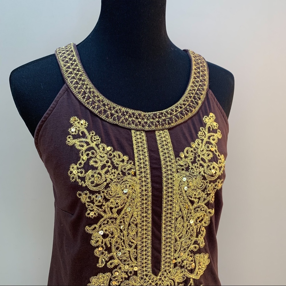Thea Chelsea & Theodore Embroidered Sofft Dress, M - Picture 13 of 15
